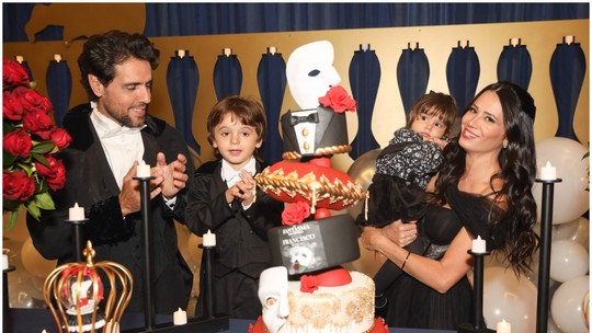 Thiago Arancam faz festa com tema 'O Fantasma da Ópera' para filho de 5 anos; fotos 