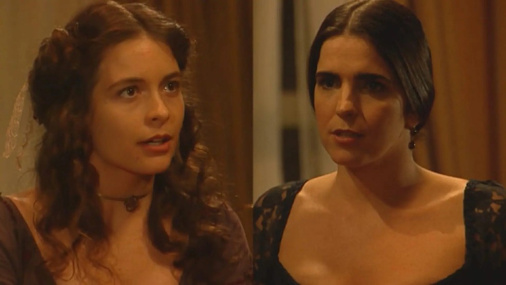 Cláudia Abreu e Malu Mader interpretaram Olívia e Ester na novela 'Força de um Desejo' (Globo, 1999) — Foto: TV Globo