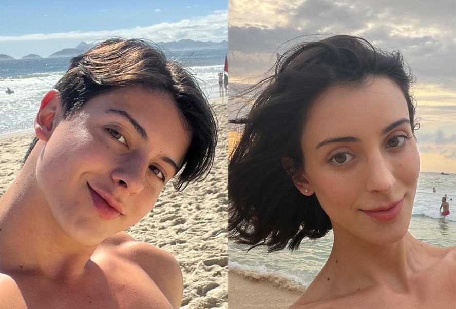 Bella Longuinho mostra frente e verso de antes e depois de transição de ...