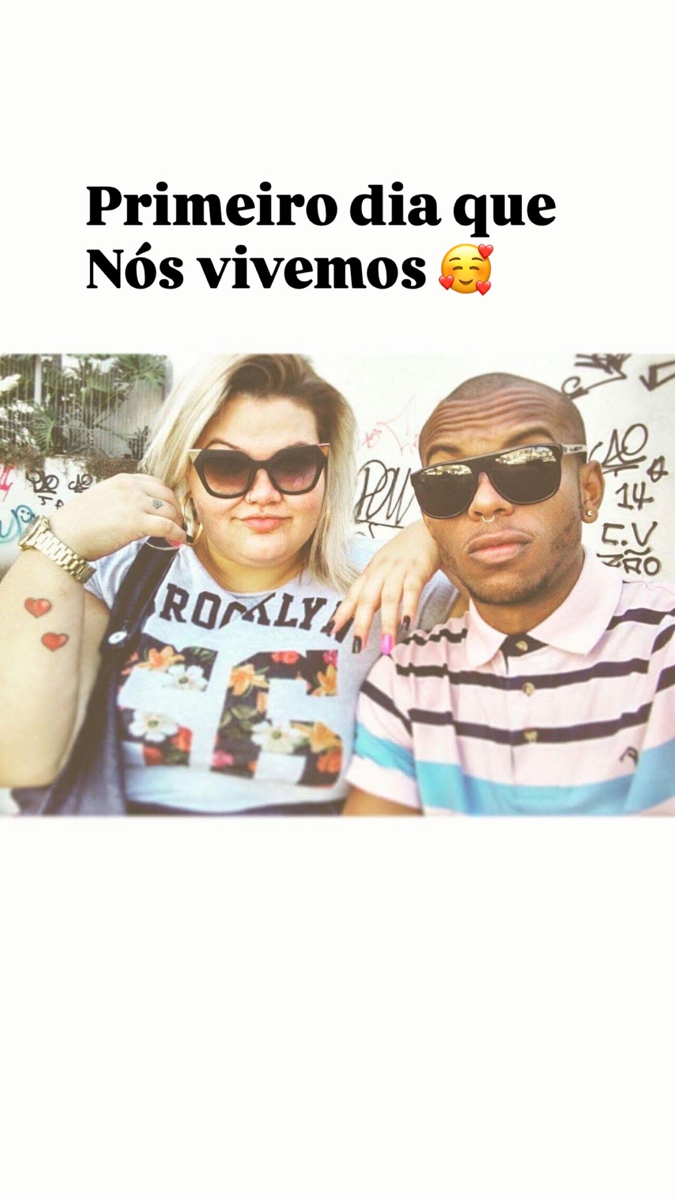 Thais Carla fez uma homenagem ao marido — Foto: Reprodução/Instagram