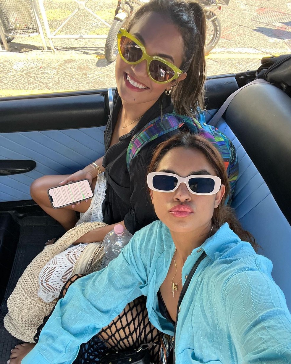 Lucy Alves e a irmã, Lary Alves — Foto: Reprodução Instagram