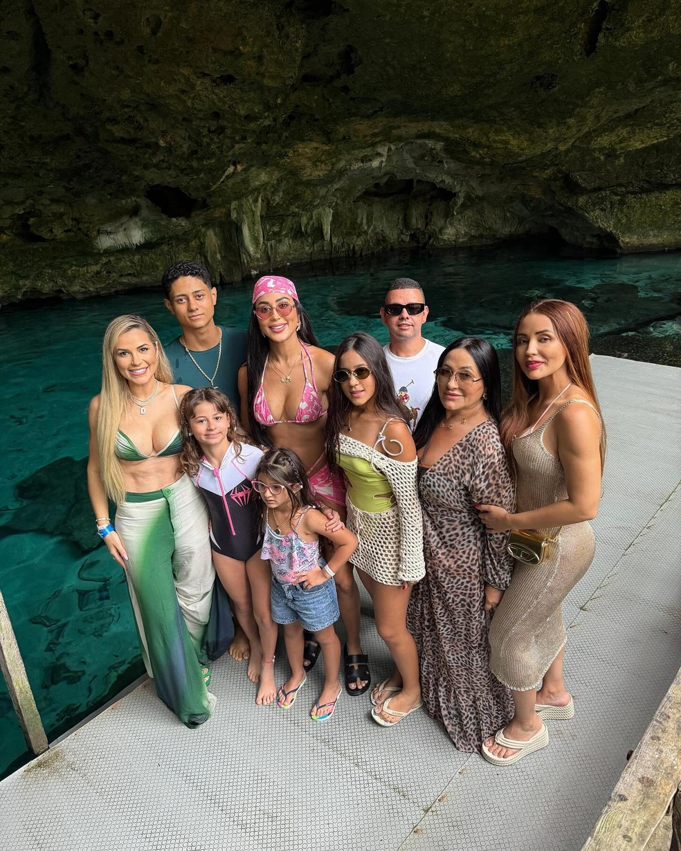 Dayanne Bezerra abriu seu álbum de viagem em família ao México — Foto: Reprodução/Instagram