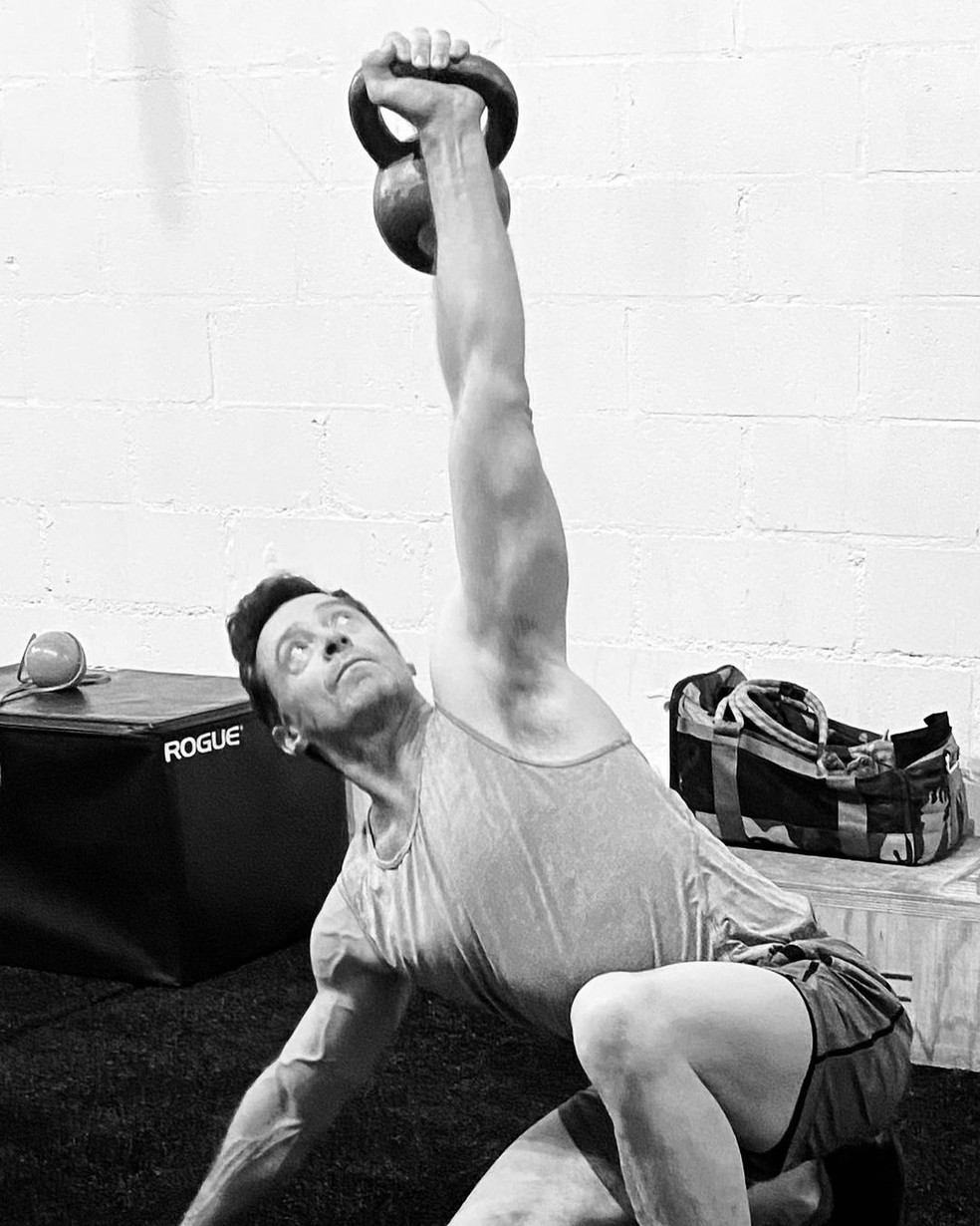 Hugh Jackman: treino pesado para voltar a ser Wolverine — Foto: Reprodução/Instagram