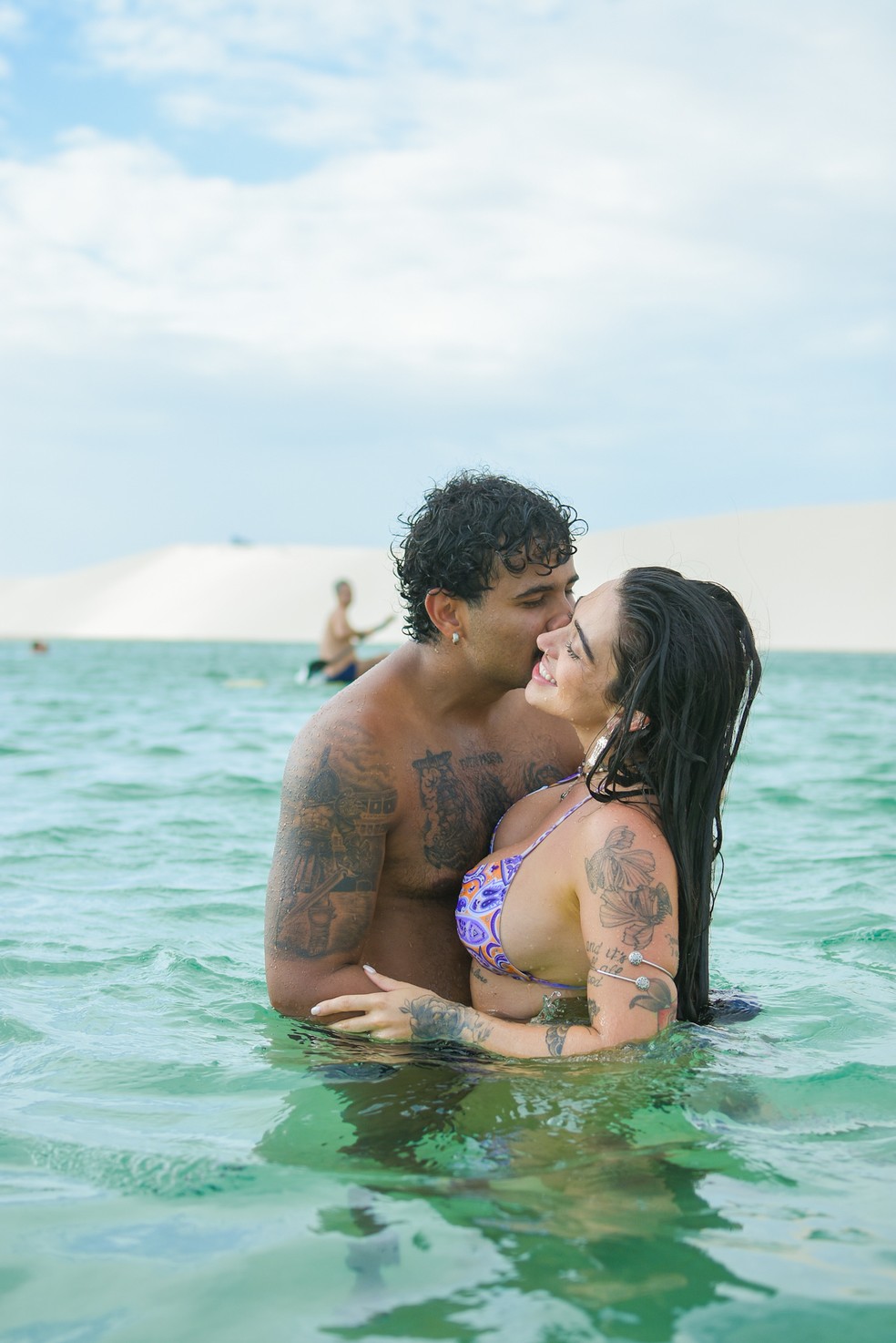 Lucas Pizane e Giovana — Foto: Will Dias / Brazil News
