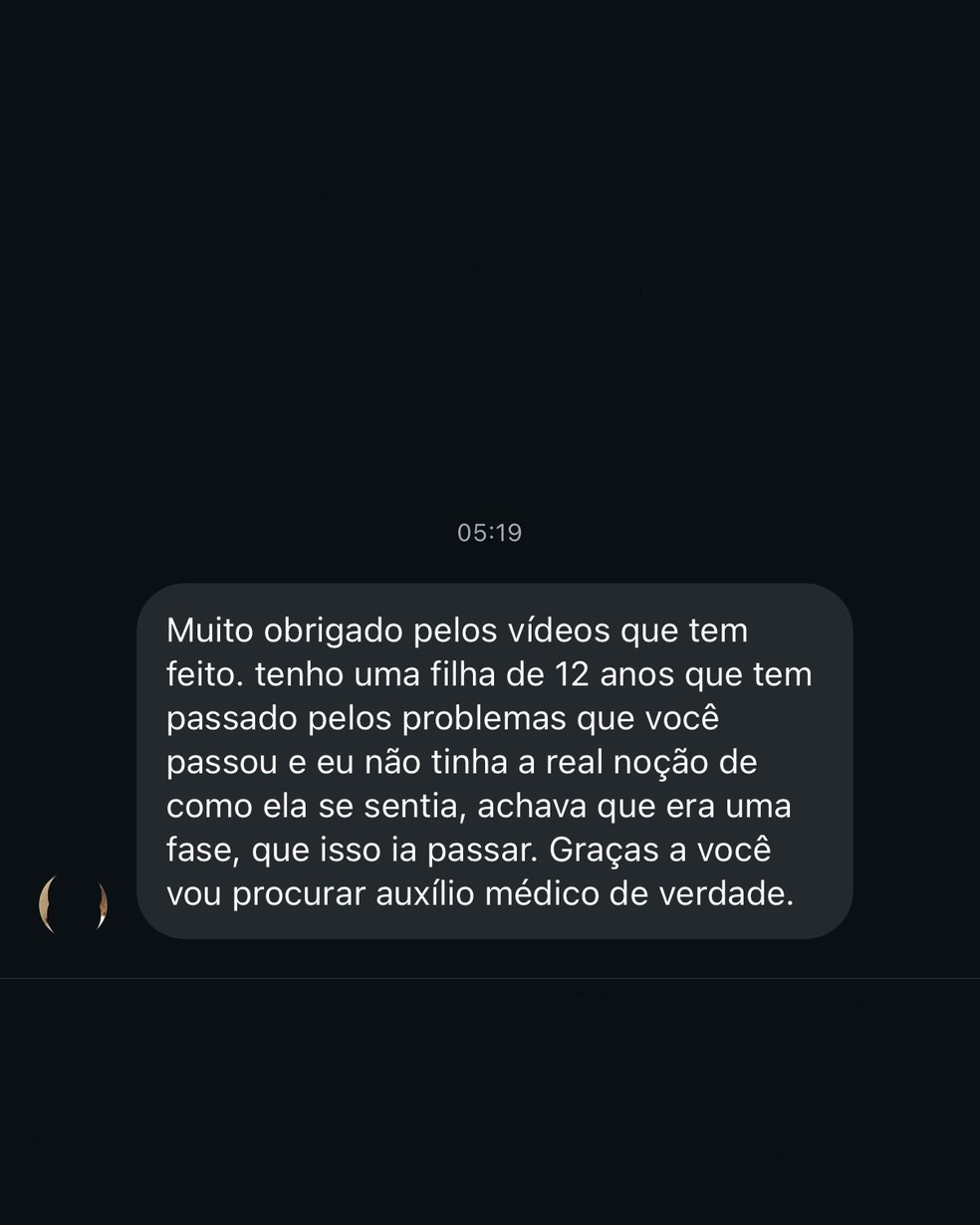 Felca divulga DM's que recebeu após publicar vídeo sofre fobia social — Foto: Reprodução/Instagram