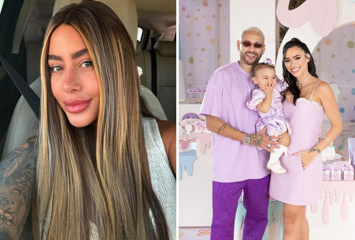 Bruna Biancardi mostra presente que Mavie ganhou da irmã de Neymar