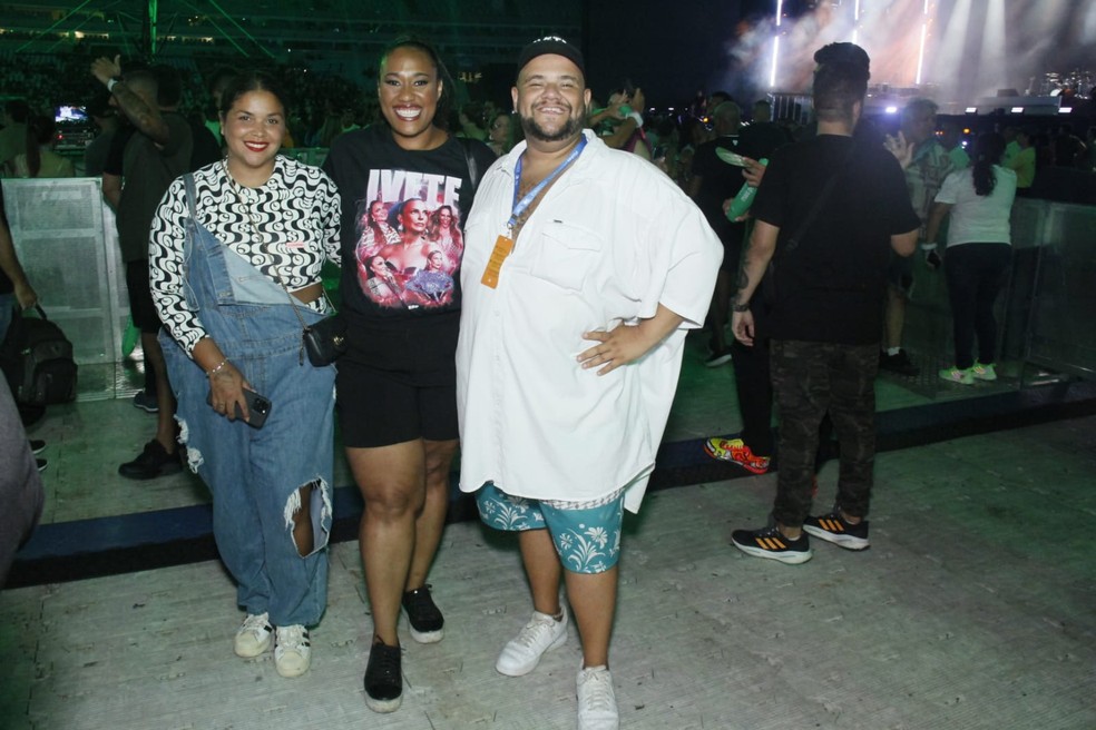 Jude Paula, Luana Xavier e Gominho — Foto: Wallace Barbosa/Zapp News