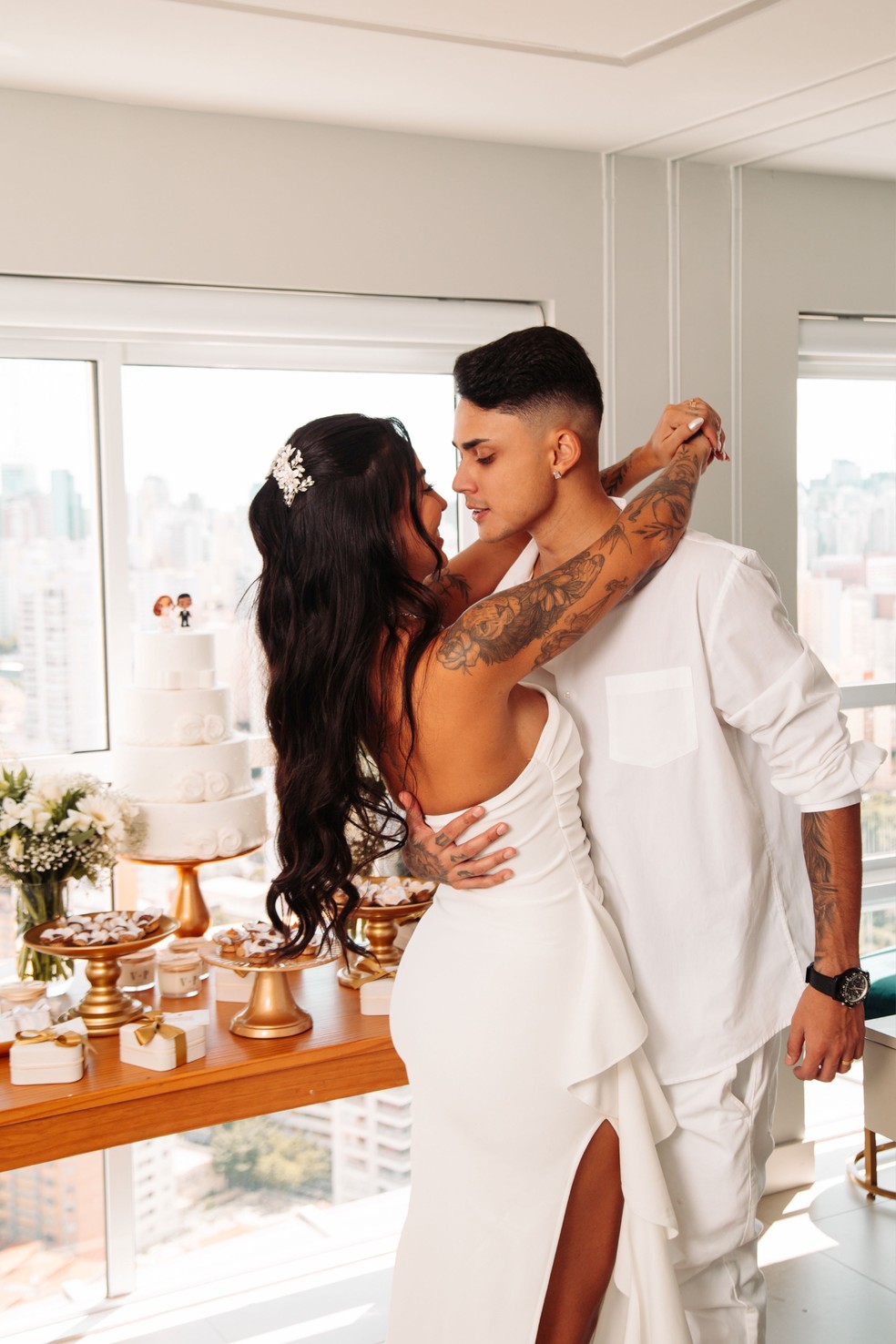 Pamella Rodrigues e Victor Lunardi se casam no civil &mdash; Foto: Fl&aacute;via Zanvettor/Divulga&ccedil;&atilde;o