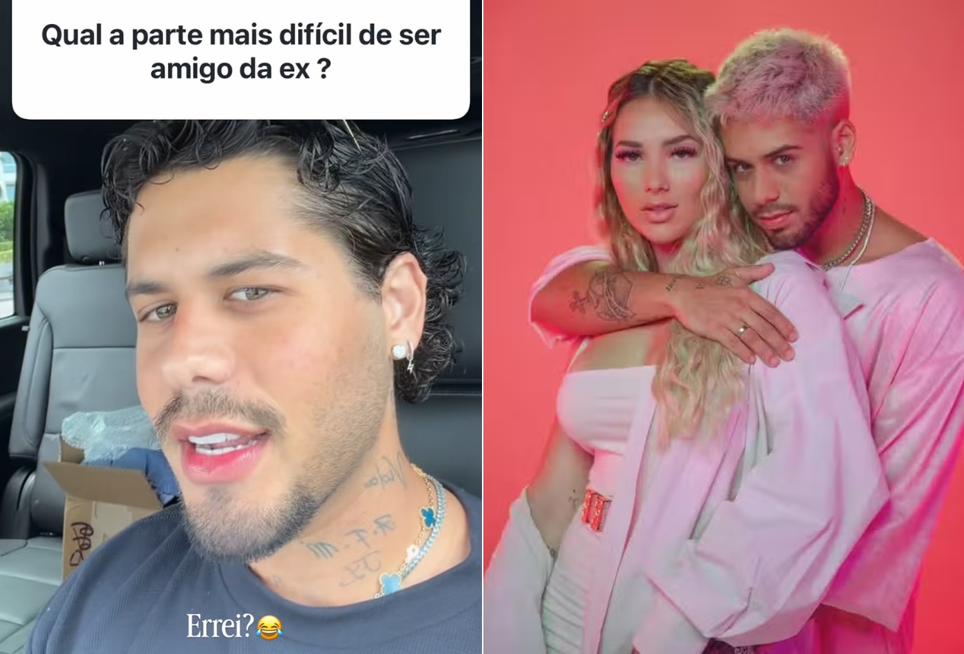 Zé Felipe revela parte difícil de ser amigo de ex e fãs torcem por reconciliação com Virginia: 'Compensa' - Foto