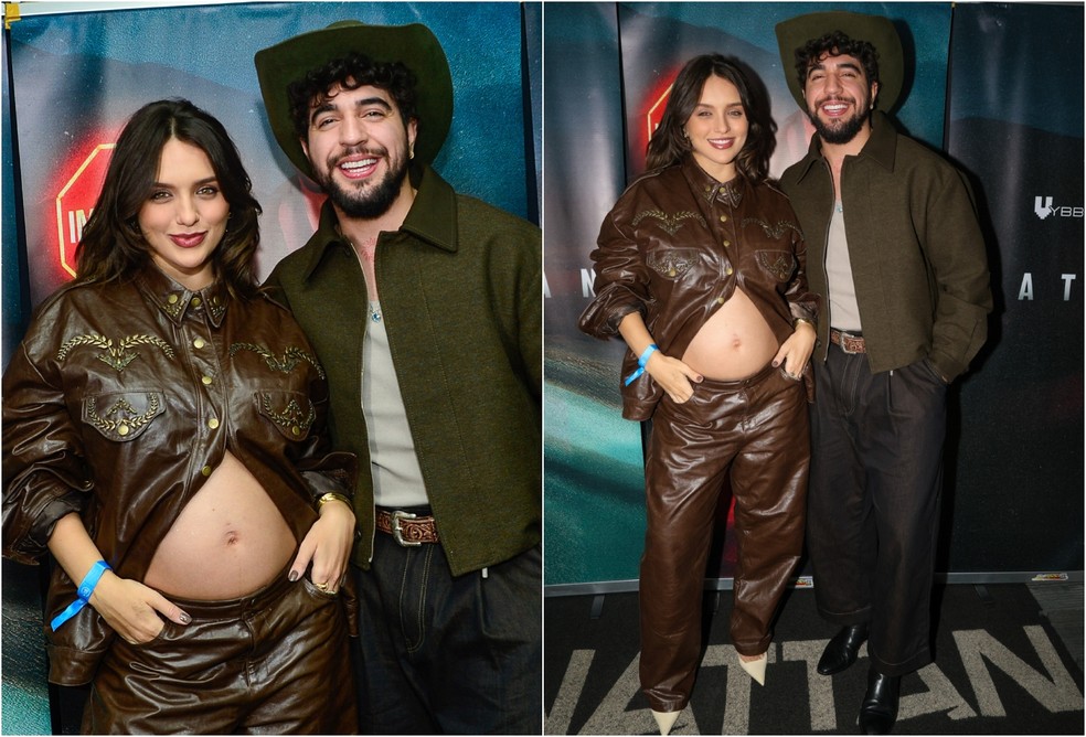 Rafa Kalimann e Nattan — Foto: Brazil News e AgNews