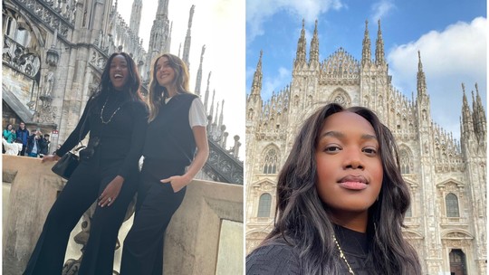 IZA viaja para a Itália após Carnaval e posa com Sasha Meneghel