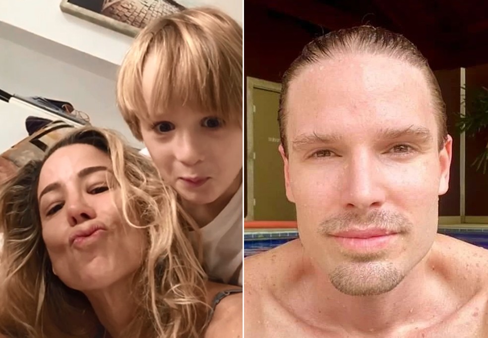 Danielle Winits parabeniza o filho que tem com Jonatas Faro e fala sobre ser mãe solo — Foto: Instagram