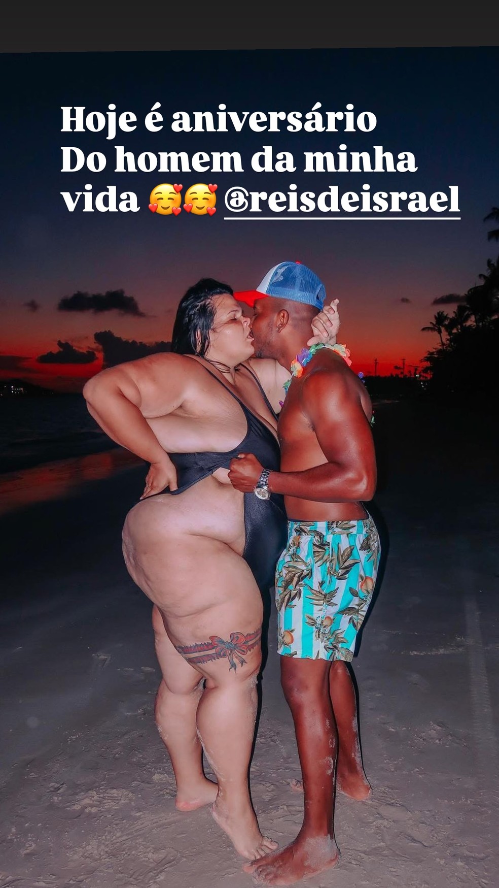 Thais Carla fez uma homenagem ao marido — Foto: Reprodução/Instagram