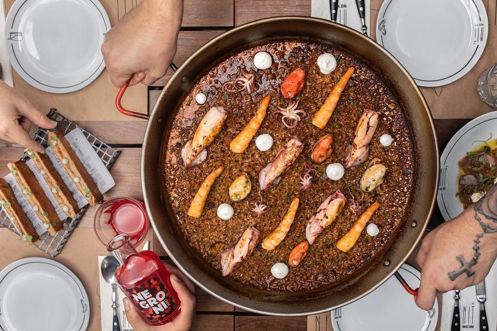 Paella a La Marinera do Nit — Foto: Divulgação