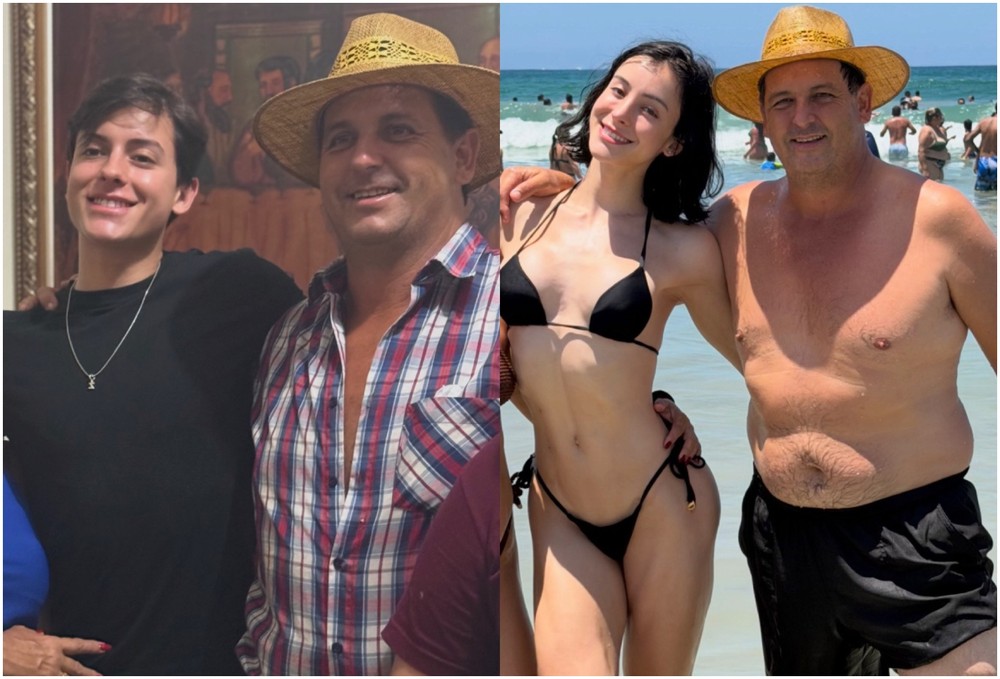 Bella Longuinho com o pai — Foto: Reprodução/Instagram