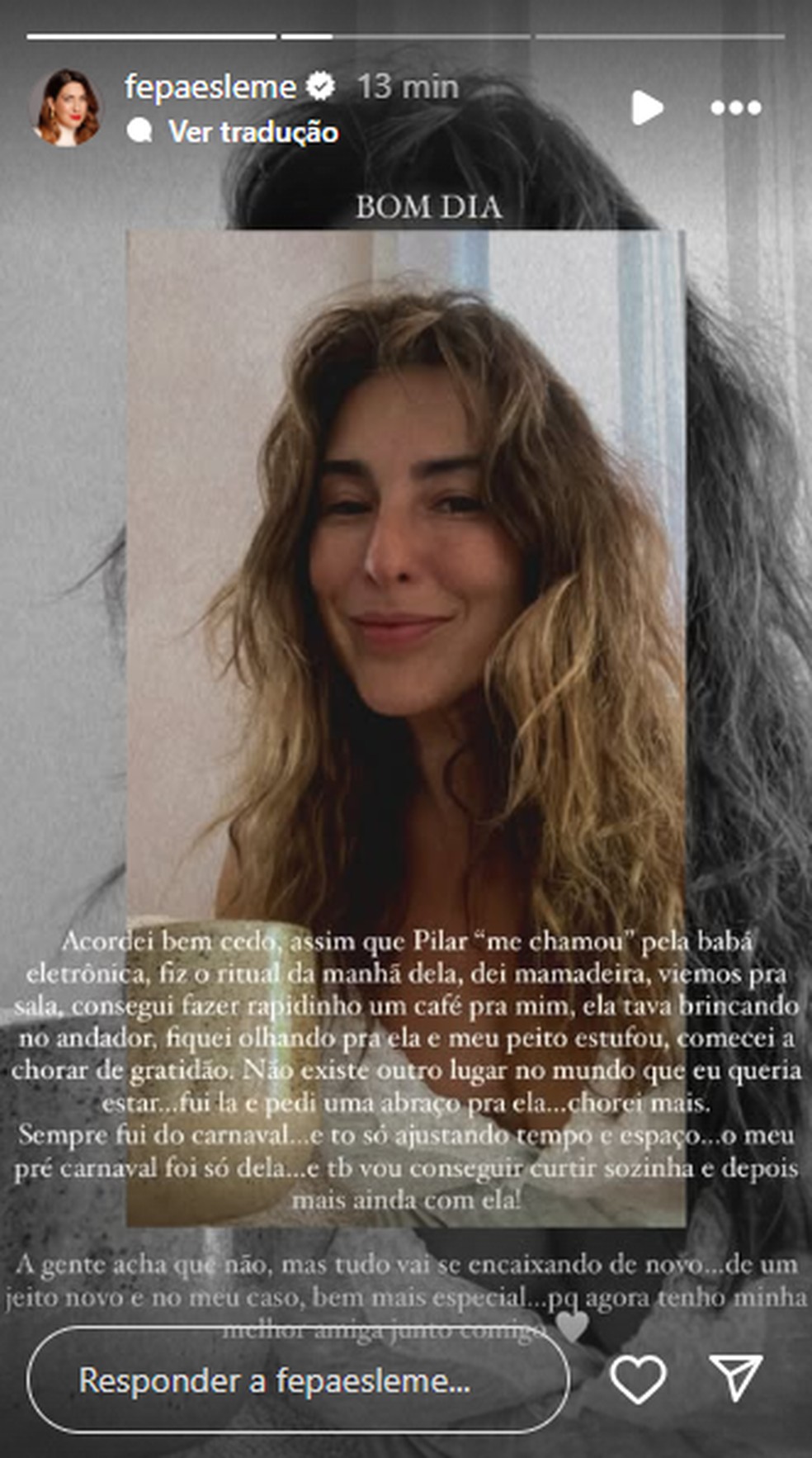 Fernanda Paes Leme &mdash; Foto: Reprodu&ccedil;&atilde;o/Instagram