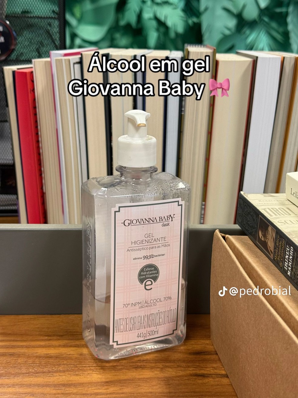 Pedro Bial compartilha itens em sua casa — Foto: Reprodução/Tiktok