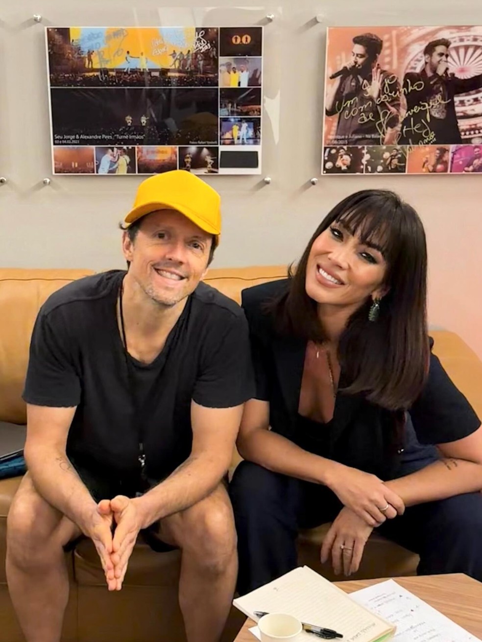 Danni Suzuki reencontra Jason Mraz — Foto: Reprodução/ Instagram