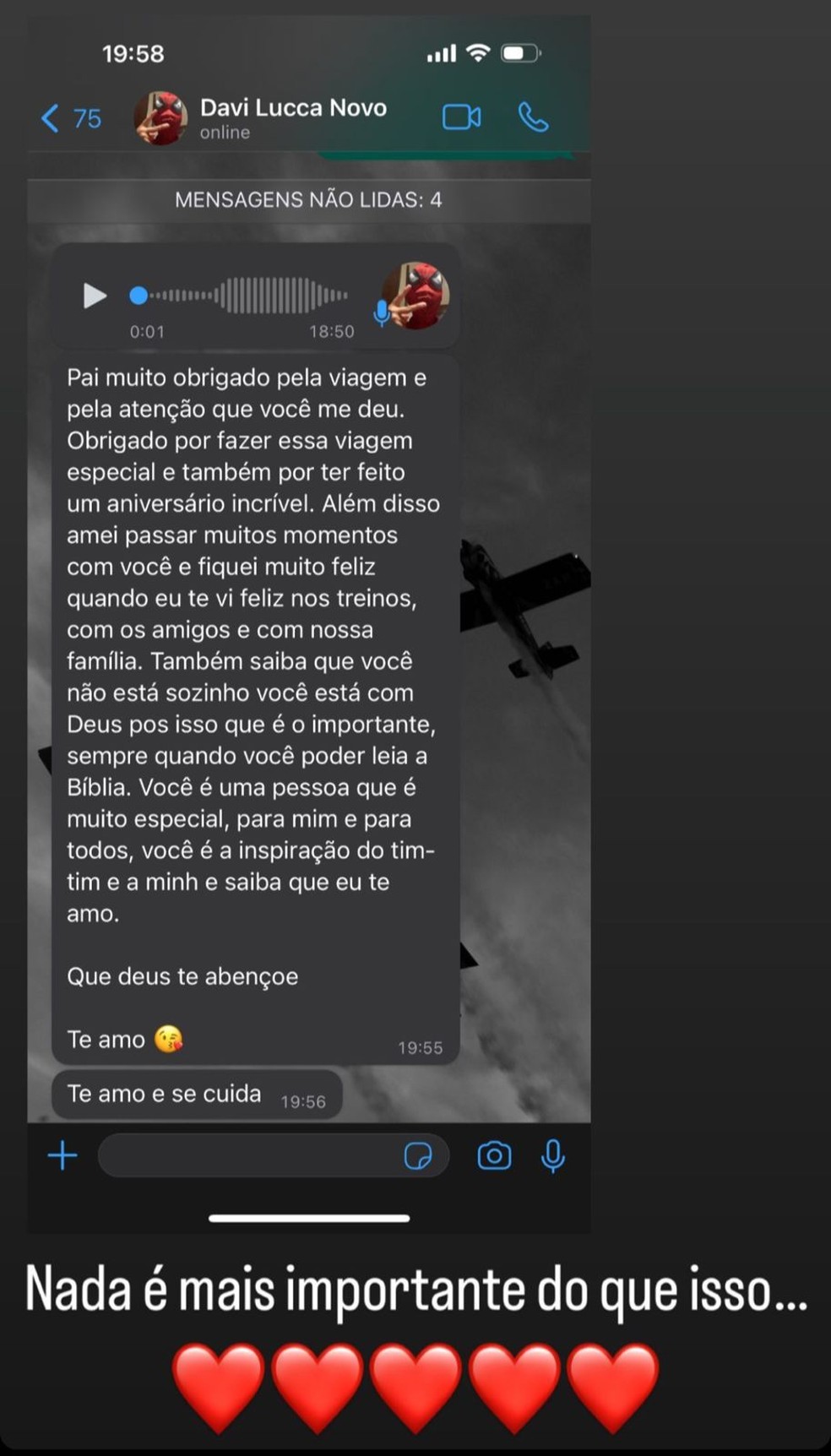 Print de Neymar &mdash; Foto: Reprodu&ccedil;&atilde;o / Instagram