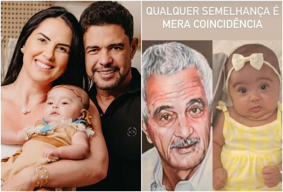 Graciele Lacerda compara filha com o pai de Zezé Di Camargo — Foto: Thai Lazarini/Divulgação