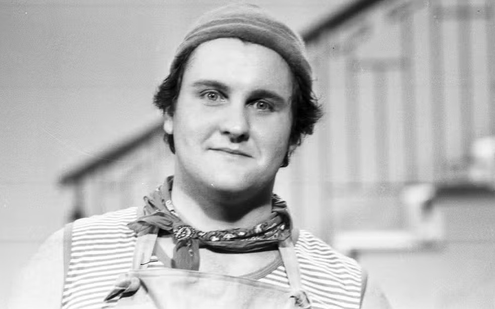 Antonio Calloni, como Claudionor, o Clau-clau, em Anos Dourados (Globo, 1986), personagem de estreia do ator na TV — Foto: Acervo/Globo
