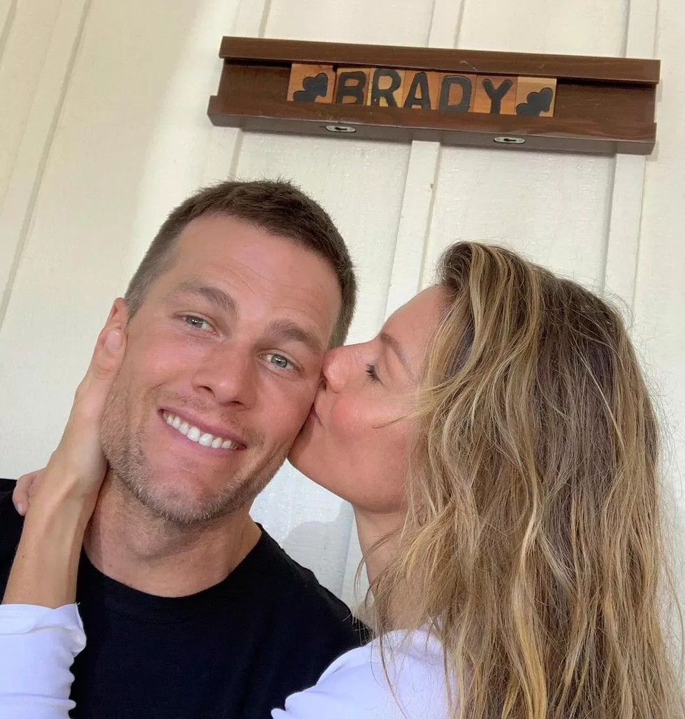 Tom Brady e Gisele Bündchen  — Foto: Reprodução / Instagram