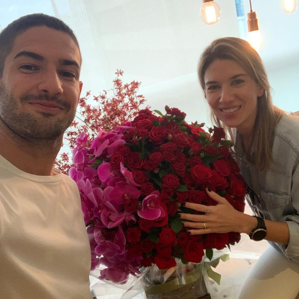 Alexandre Pato e Rebeca Abravanel — Foto: Reprodução: Instagram