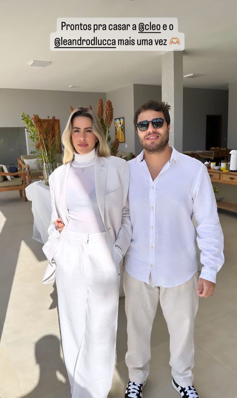 Ana Morais e o namorado, Luis Guilherme Curti — Foto: Instagram