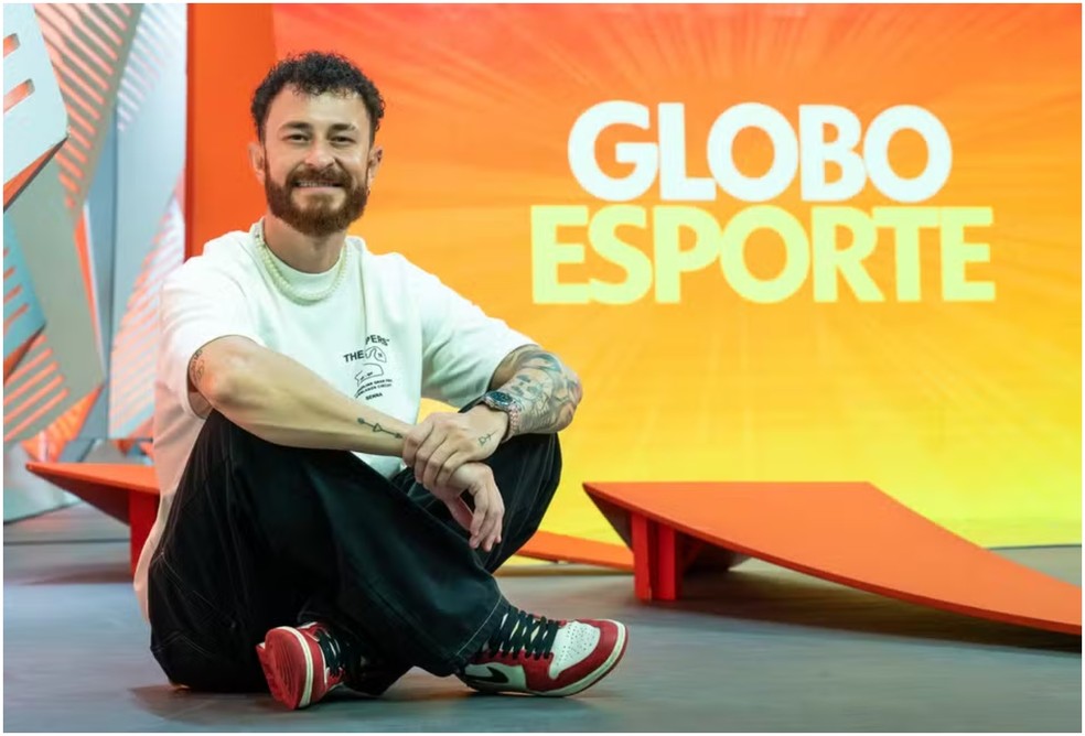 Fred comanda o 'Globo Esporte' em São Paulo — Foto: Divulgação/Globo