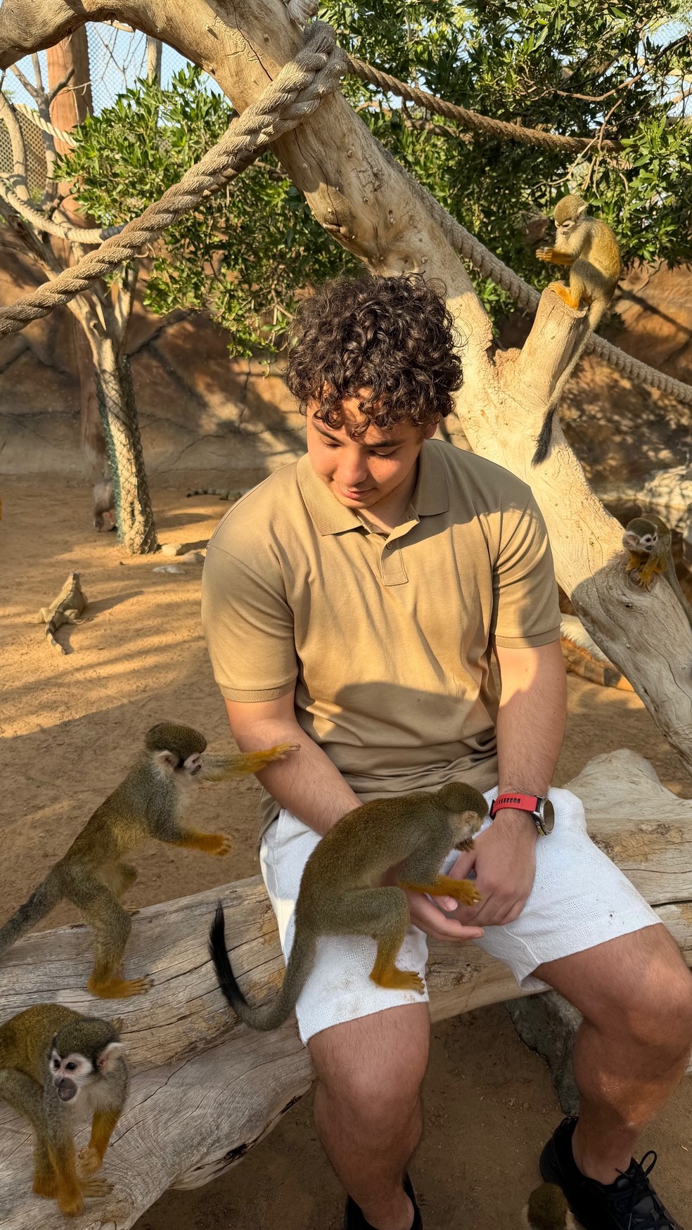 Alexander Lima, filho de Ronaldo, mostra fotos curtindo Dubai com o pai e a madrasta, Celina Locks — Foto: Reprodução/Instagram