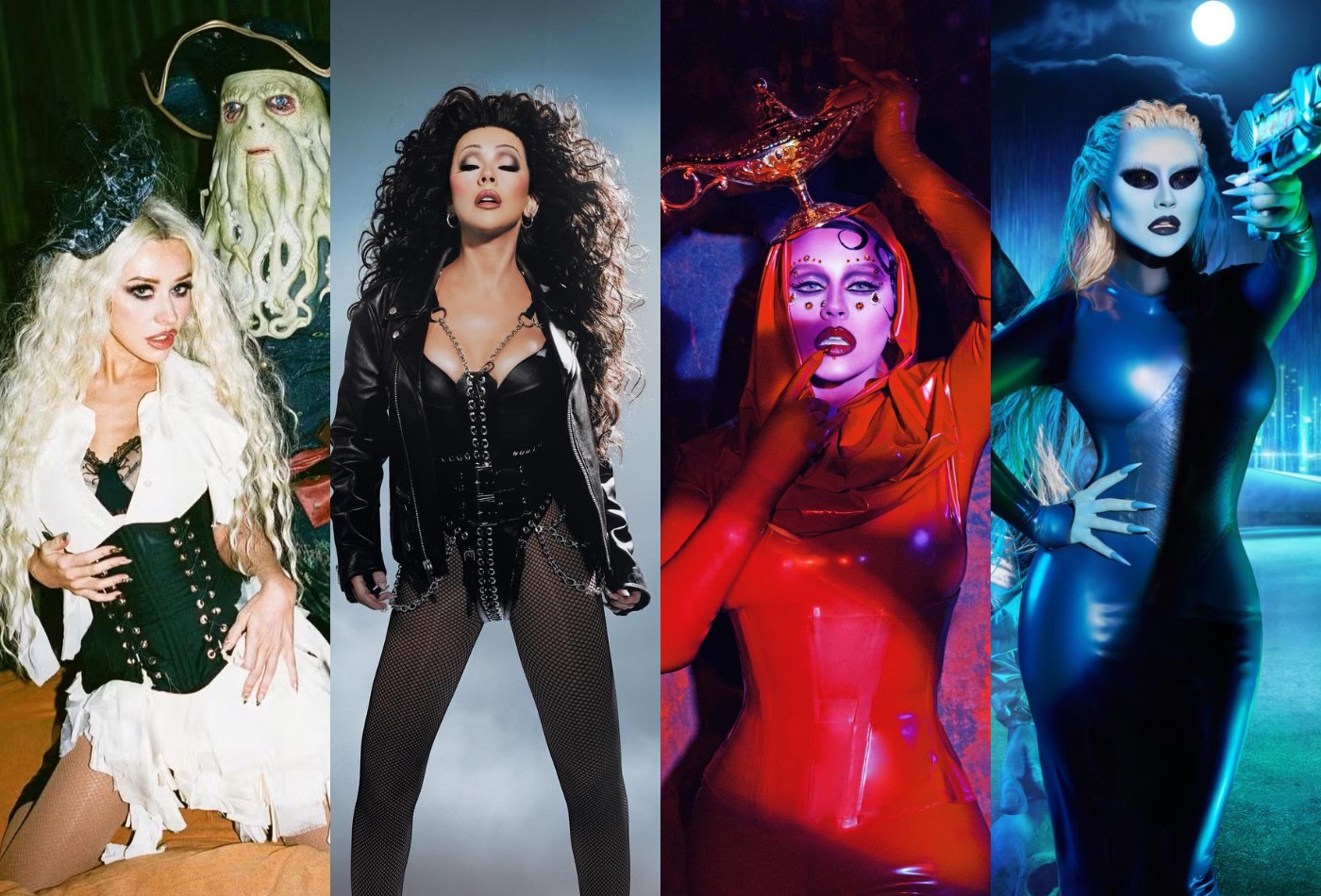Christina Aguilera agita a web ao publicar foto nua na banheira