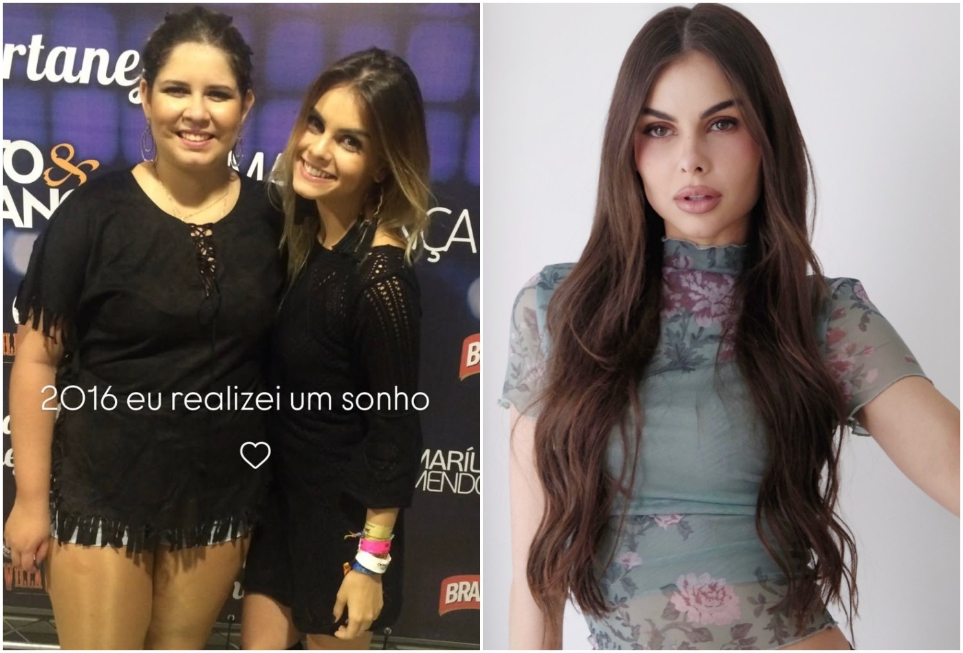 Reconhece? Amanda Kimberlly resgata foto com Marília Mendonça: 'Aperta o coração'