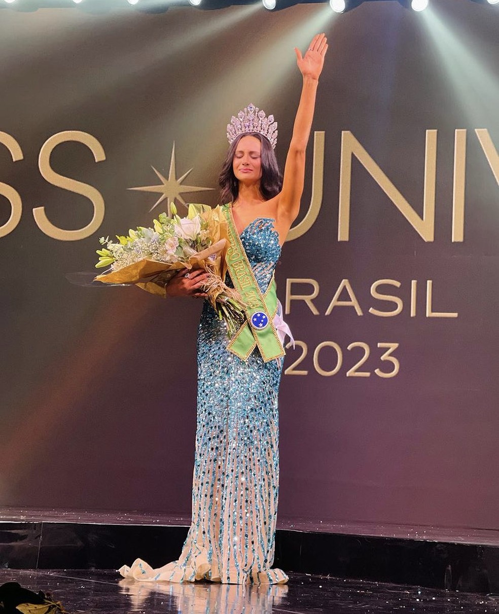 Maria Eduarda Brechane é a eleita Miss Universo Brasil 2023 — Foto: Divulgação