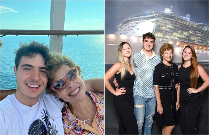 João Augusto Liberato abriu álbum de fotos de viagem em família