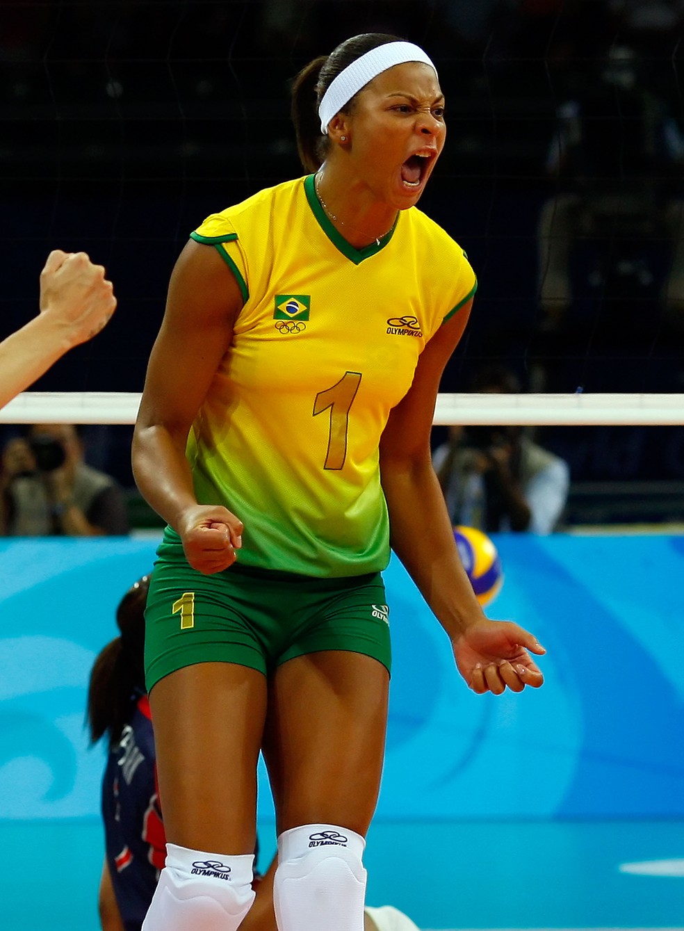 Walewska Oliveira nos Jogos Olímpicos de Pequim, em 2008 — Foto: Getty Images