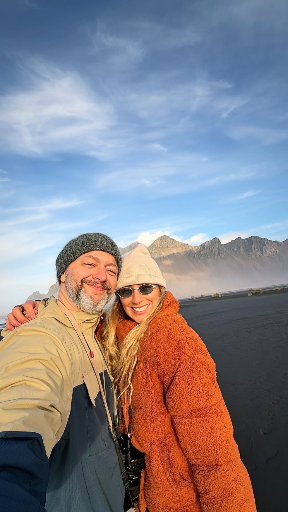 Lucas Lima está viajando com Nina Forlin pela Islândia — Foto: Reprodução/Instagram