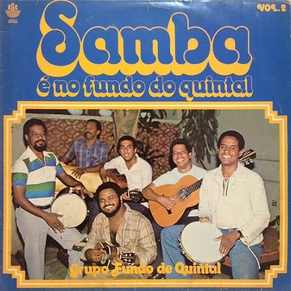Capa do álbum Samba É No Fundo de Quintal - Volume 2, de 1981 — Foto: Reprodução/Instagram