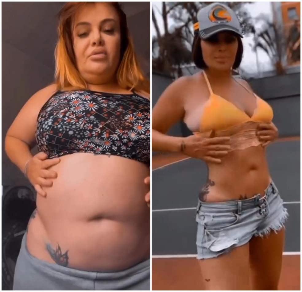 Valentina Francavilla perdeu 45 kg — Foto: Reprodução/Instagram