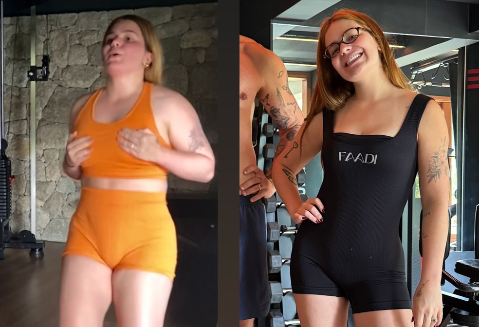 Antes e depois de Viih Tube — Foto: Reprodução/Instagram