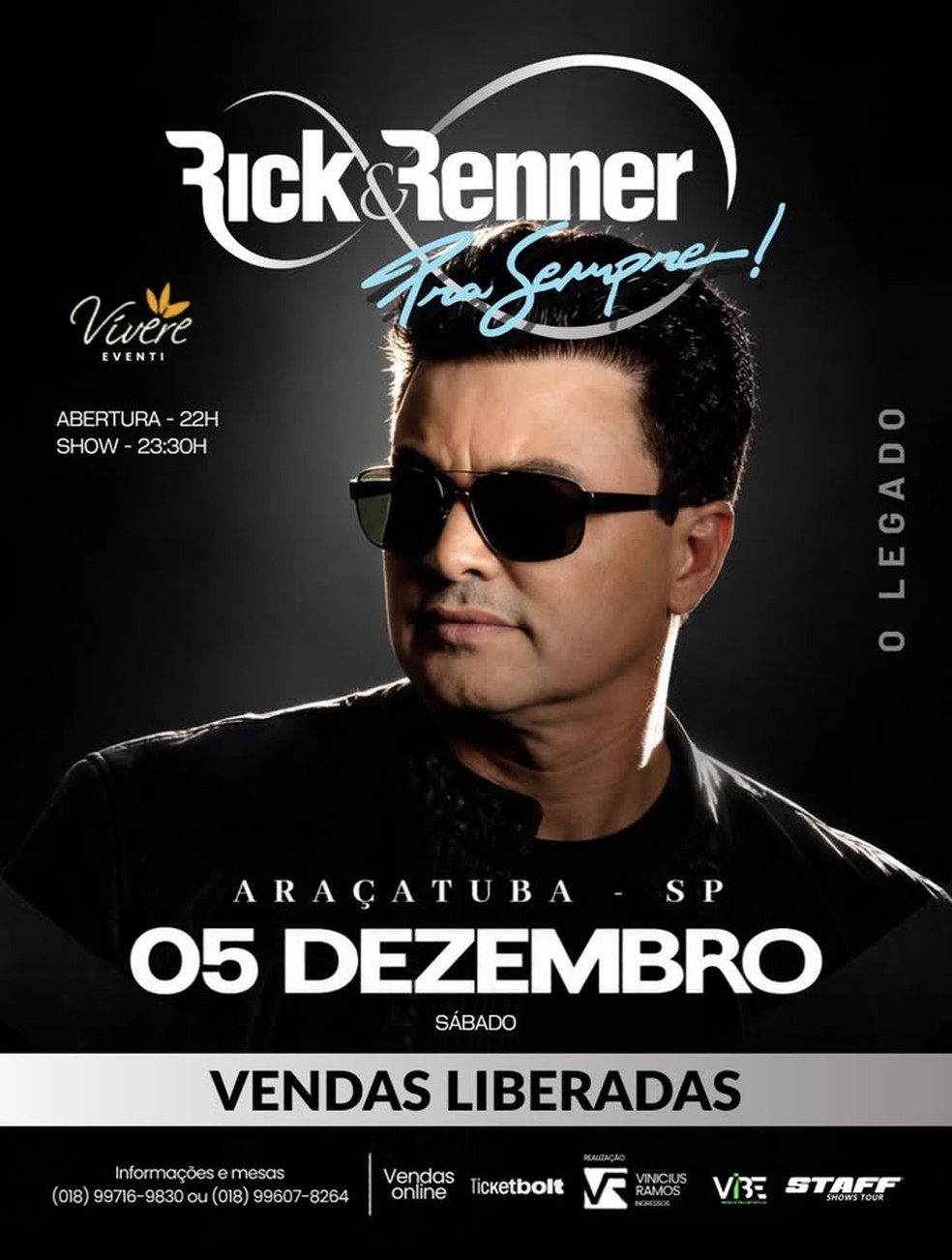 Após morte de Rick, Renner anuncia retorno aos palcos com show dedicado à história da dupla — Foto: Reprodução/Instagram