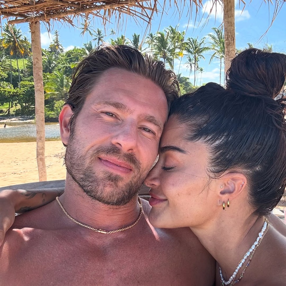 Aline Campos e Felipe Von Borstel — Foto: Reprodução Instagram