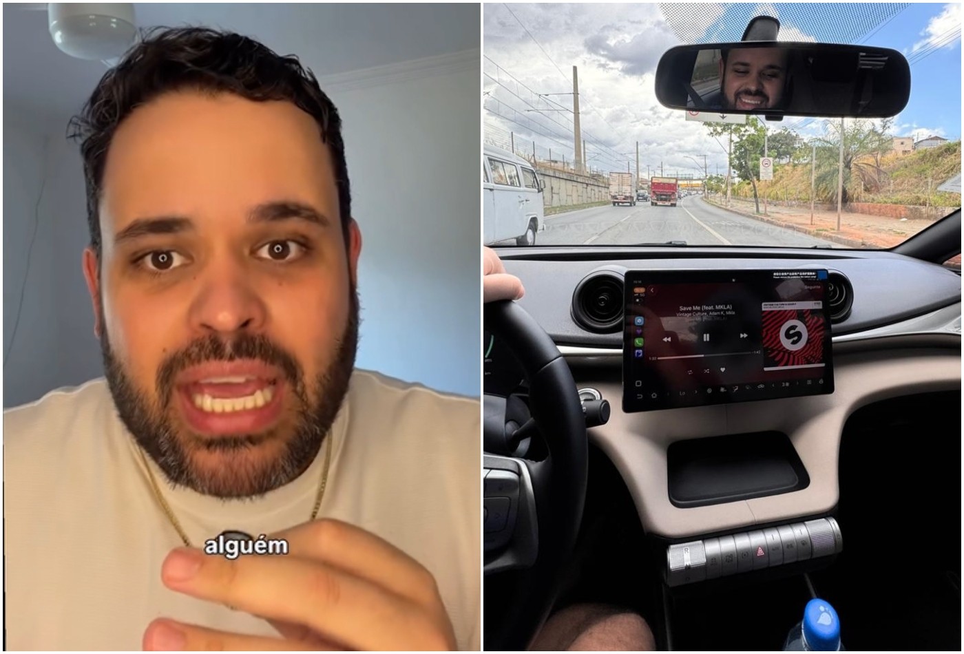 Motorista de aplicativo, ex-BBB Michel desabafa após passageiro fazer chacota dele; vídeo