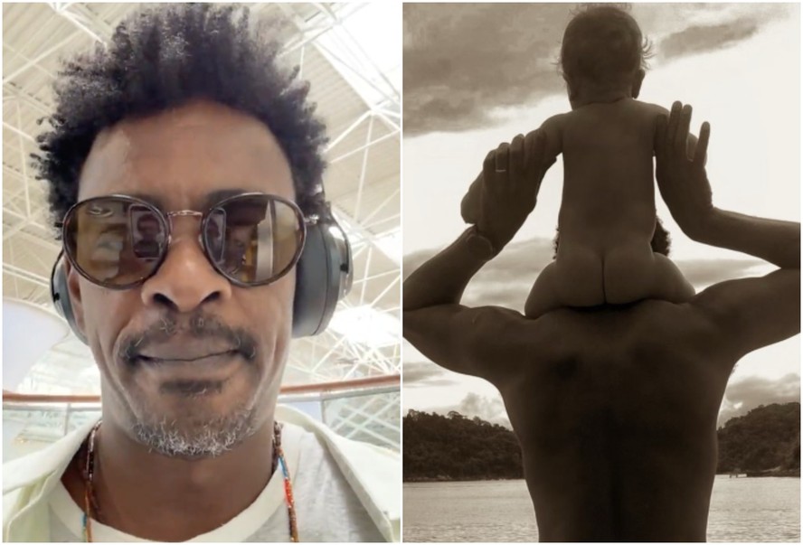 Seu Jorge expressa saudade de seu filho caçula, Samba
