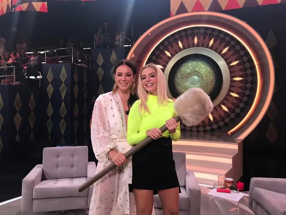 Paolla Oliveira e Giovanna Lancelotti no 'Caldeirão do Huck' em 2019 — Foto: Reprodução | Instagram