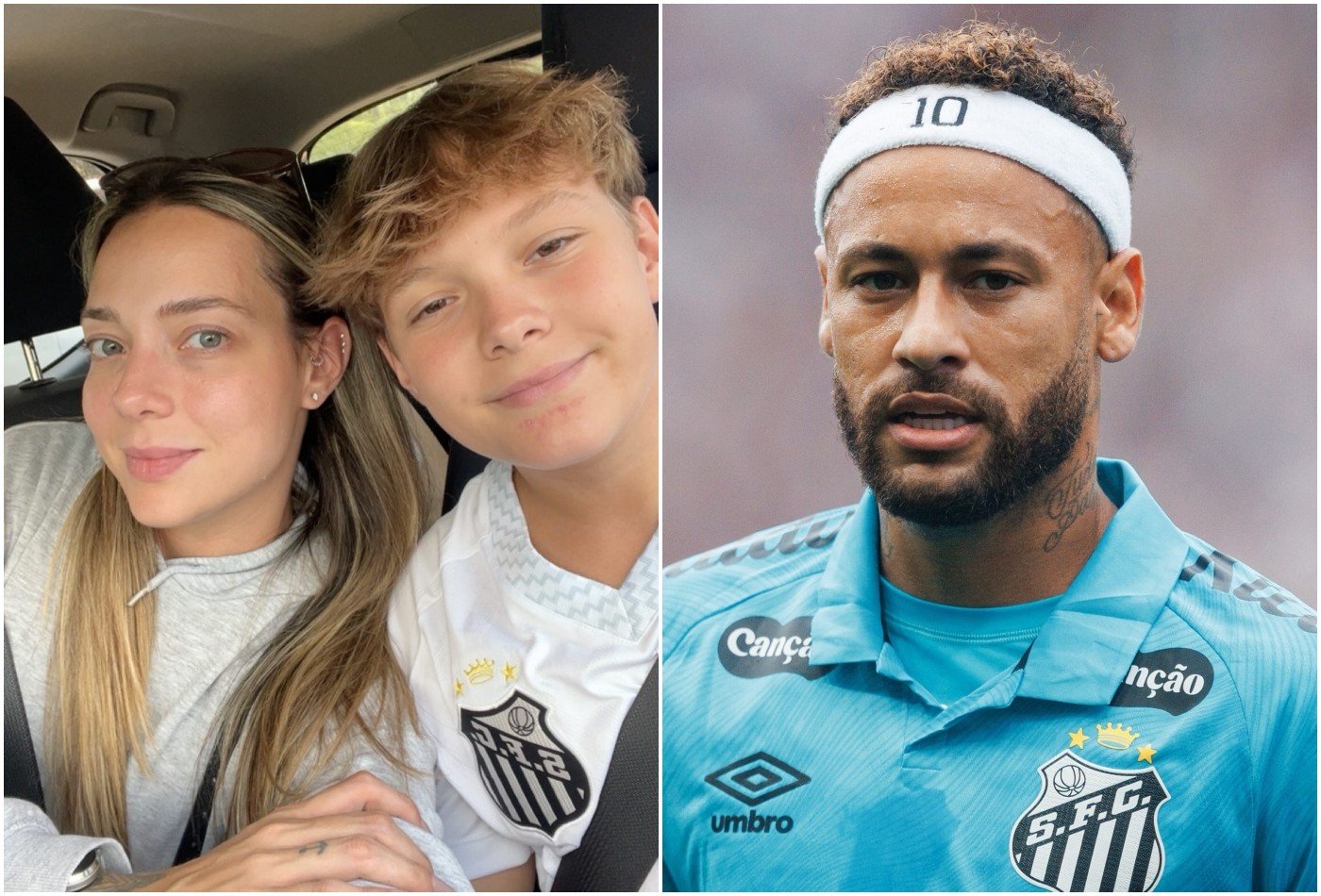 Carol Dantas reclama de atitude de filho que tem com Neymar: 'Difícil ser mãe de adolescente' - Foto