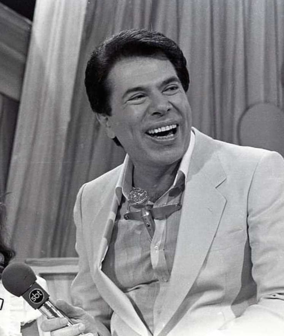 Silvio Santos deixou a TV Globo em 1976 e inaugurou o SBT em 1981 — Foto: Divulgação/SBT
