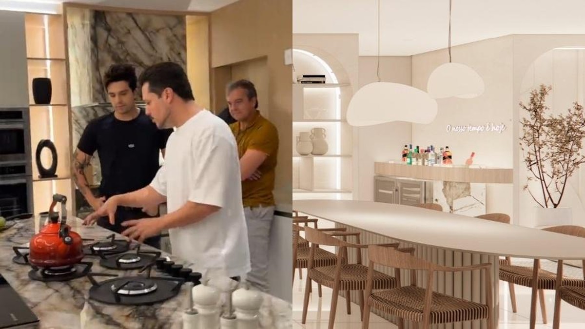 Luan Santana visita seu novo apartamento em Balneário Camboriú; veja vídeo