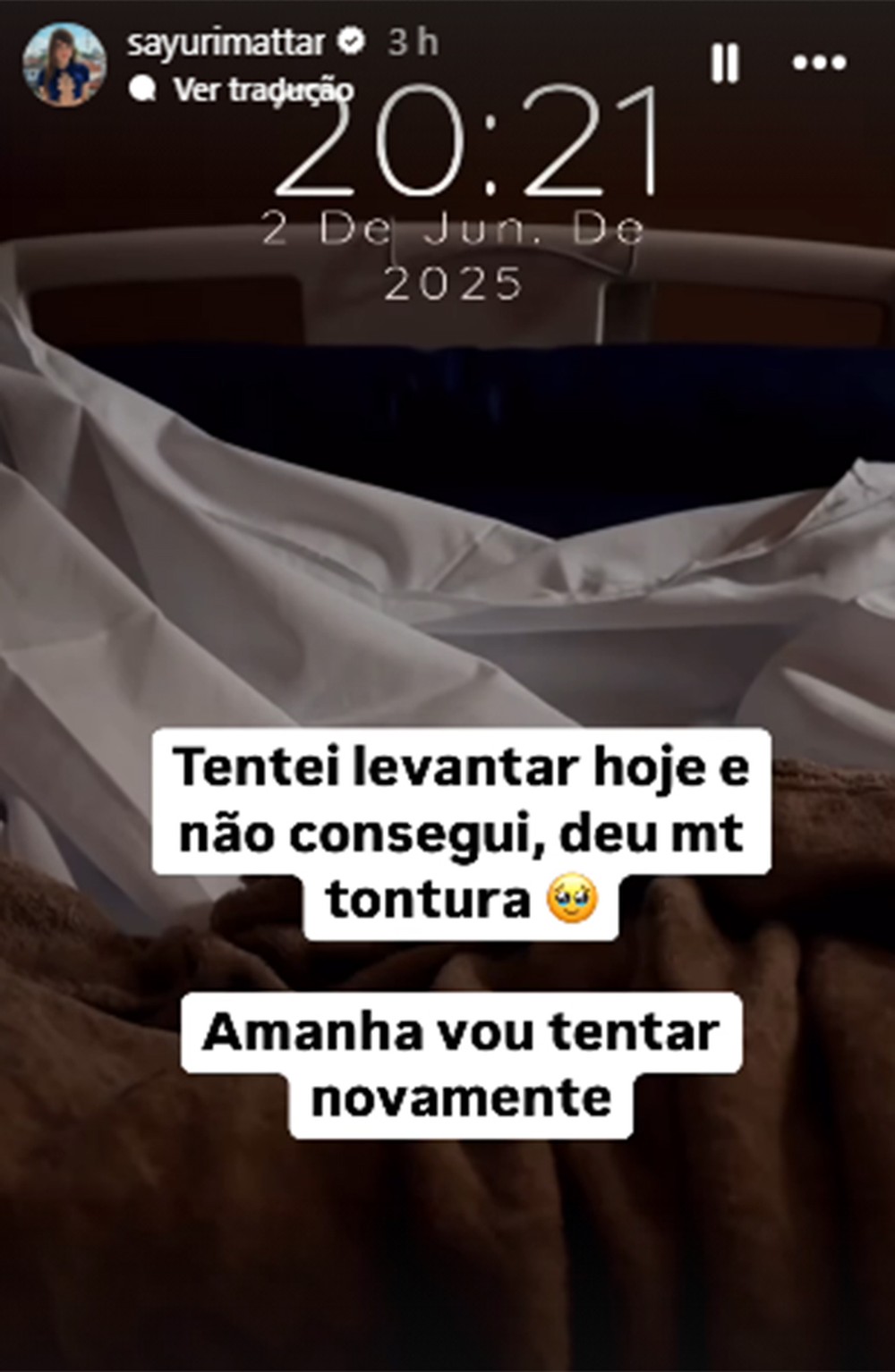 Sayuri Mattar posta após cirurgia de redesignação sexual: 'Agora tenho uma florzinha'