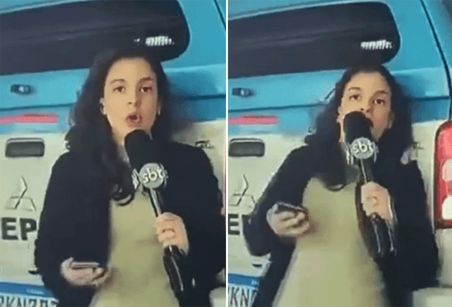 Journalist Hit By Police Car While Reporting Live Leaves Viewers In Shock