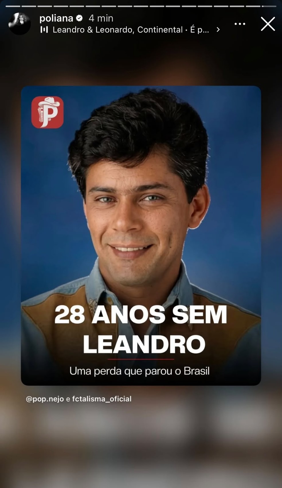 Story de Poliana Rocha — Foto: Reprodução/Instagram